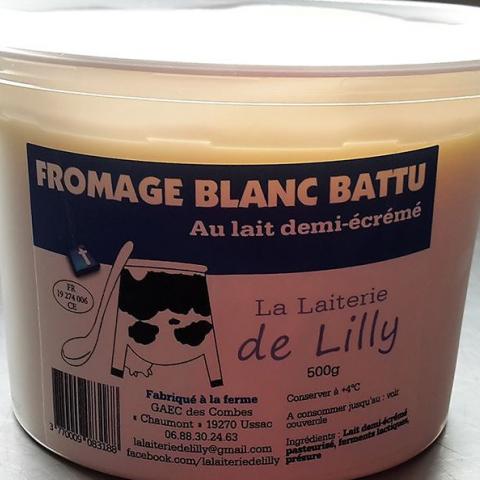 Fromage Blanc de vache (100g 250g et 500g) - Produits Laitiers